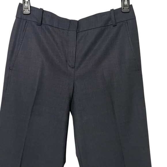 BCBGMAXAZRIA Wool Blend Dress Pants Navy Blue Women’s Size 6 Tailored Trousers - Picture 3 of 12